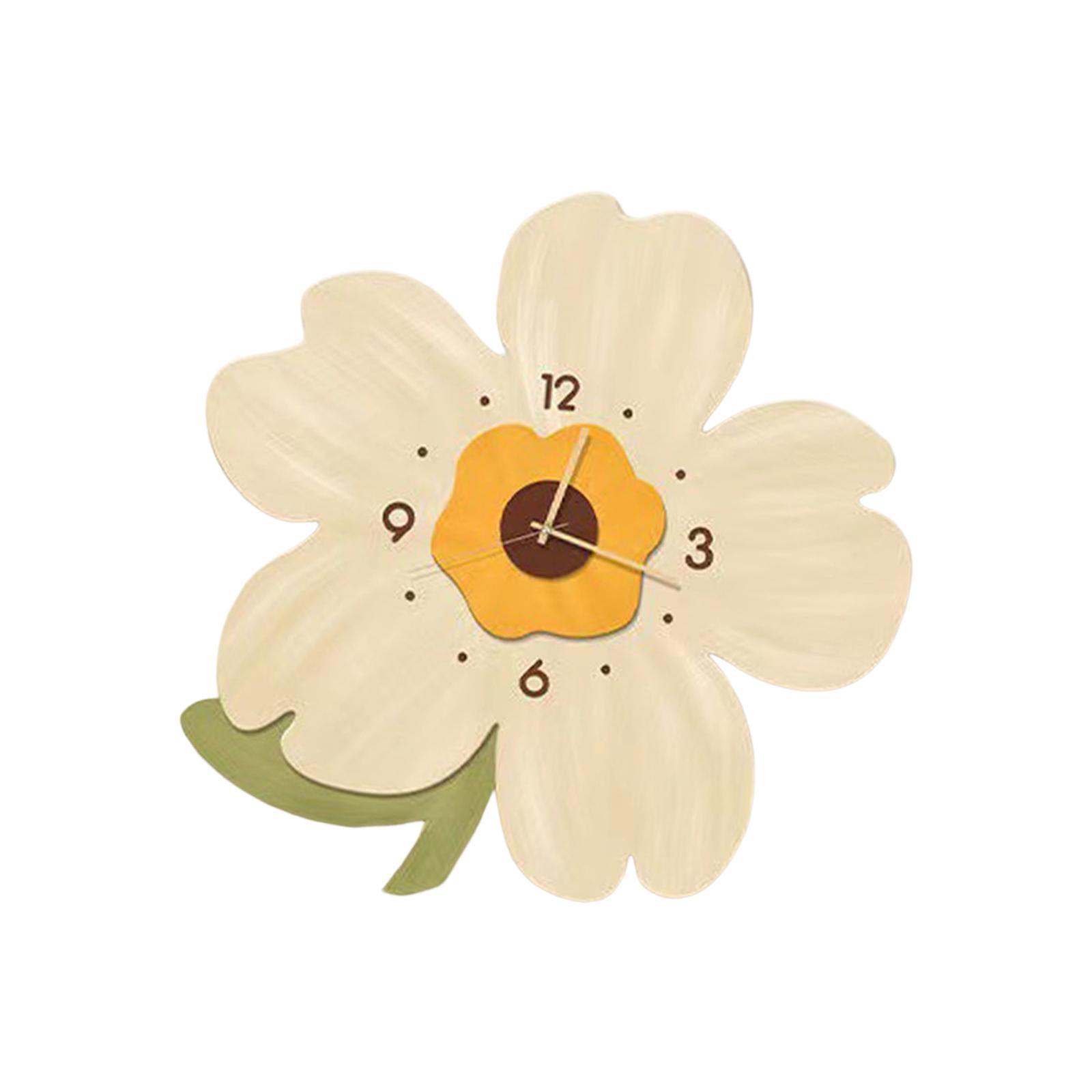 Modern Wall Clock, Stylish Wall Clock, Non Ticking Decor Accessory, Simple Wall Hanging Clock Decorative Clocks for Walls for Living Room, Bathroom