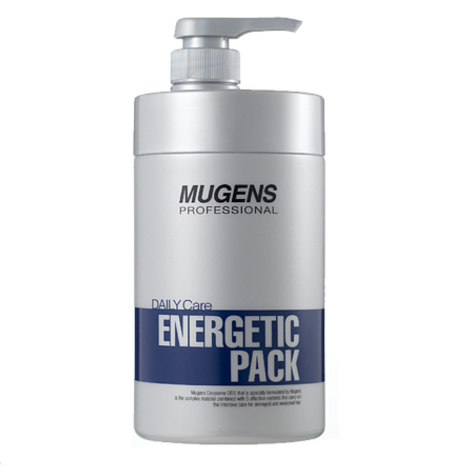 Hấp dầu thảo dược Mugens Phục hồi tóc hư chuyên sâu Mugen Energetic 1000ml