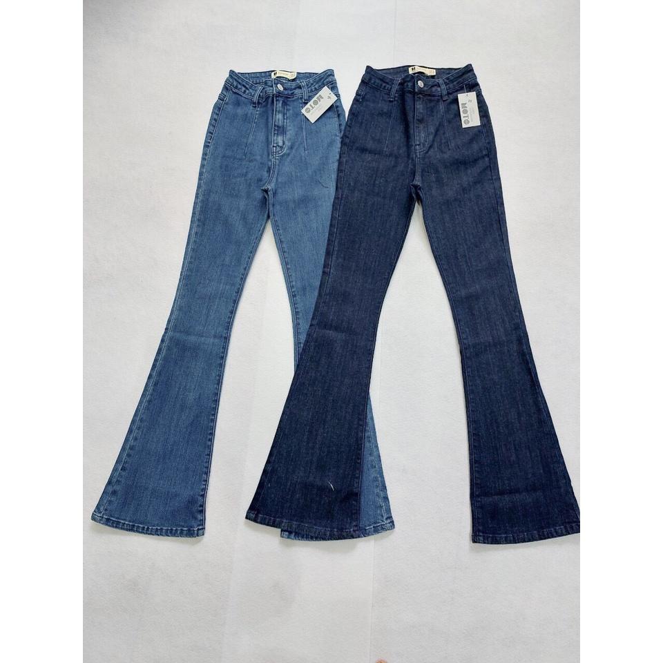 Quần Jean Nữ Ống Loe Không Túi Sofm Wear