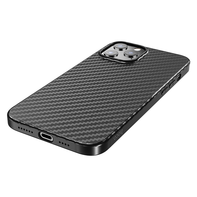 Ốp Lưng Hoco Vân Carbon Cho iPhone 12 mini / iPhone 12 / iPhone 12 Pro / iPhone 12 Promax_Hàng Nhập Khẩu