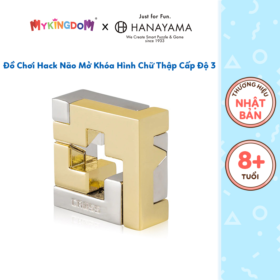 Đồ Chơi Hack Não Mở Khóa Hình Chữ Thập Cấp Độ 3 HANAYAMA 515044