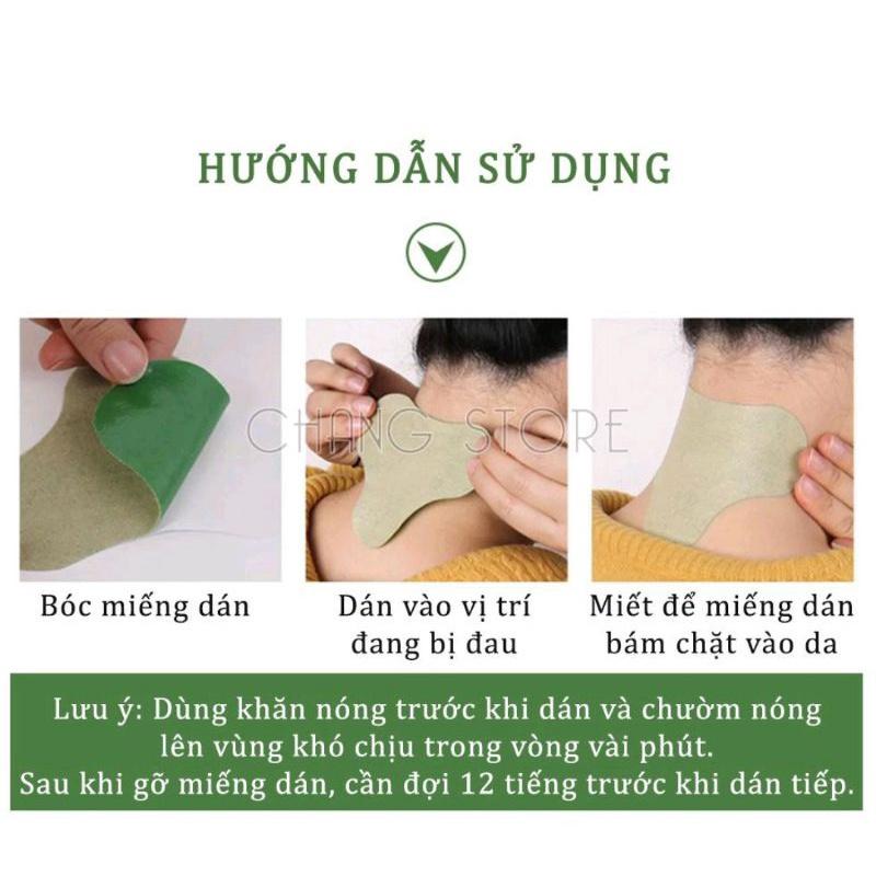 12 Miếng Dán  Vai Gáy Giảm Đau Cổ Vai Gáy