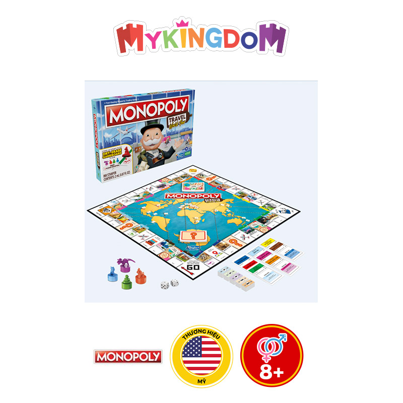 Đồ Chơi MONOPOLY Cờ Tỷ Phú - Phiên Bản Vòng Quanh Thế Giới F4007