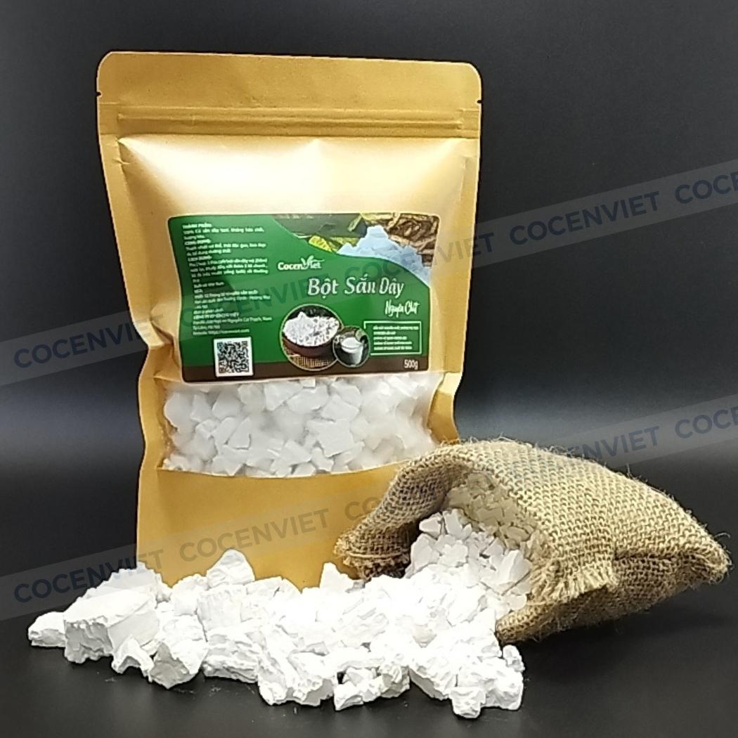 Bột Sắn Dây Nguyên Chất CocenViet, 1kg Bột Sắn Dây Ta Hải Dương Loại 1 Thanh Nhiệt Giải Độc Bổ Sung Dưỡng Chất Tăng Sức Đề Kháng Tốt Cho Sức Khỏe. Sản Phẩm Đã Kiểm Nghiệm An Toàn Thực Phẩm