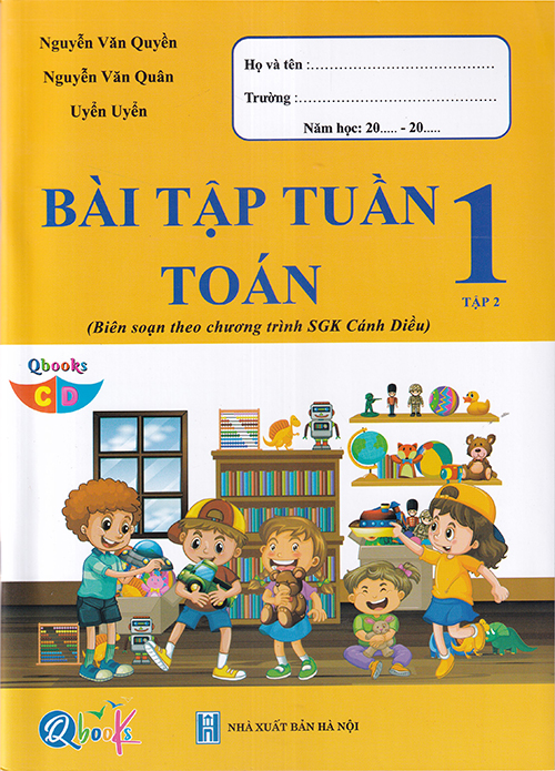 Sách - Bài tập tuần Toán 1 tập 2 (Biên soạn theo chương trình sgk Cánh diều)