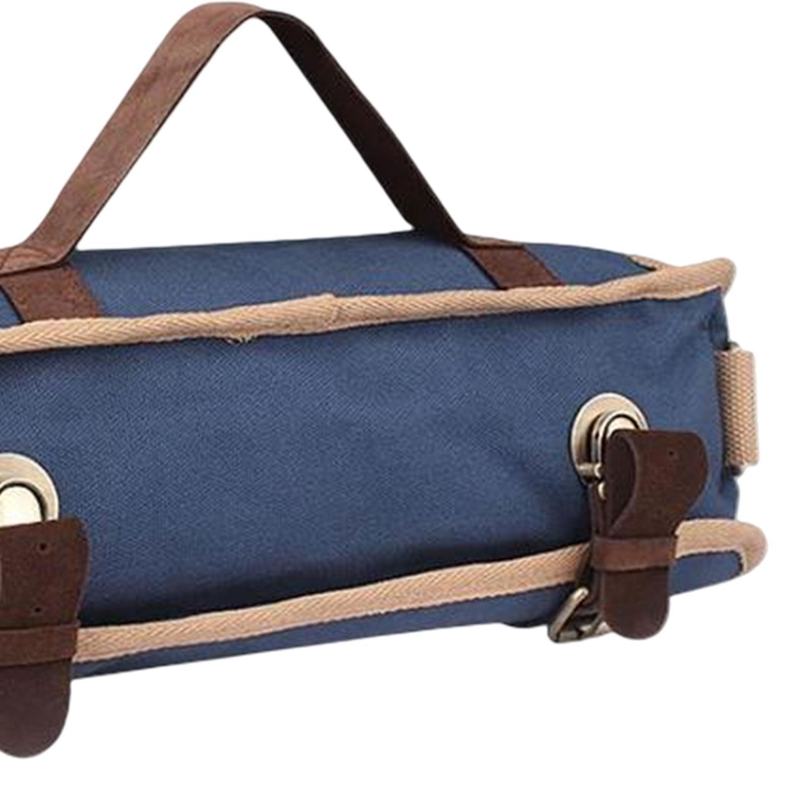 Bartender Bag Portable Canvas Bag Barware Roll Bag Case Bar Accessories