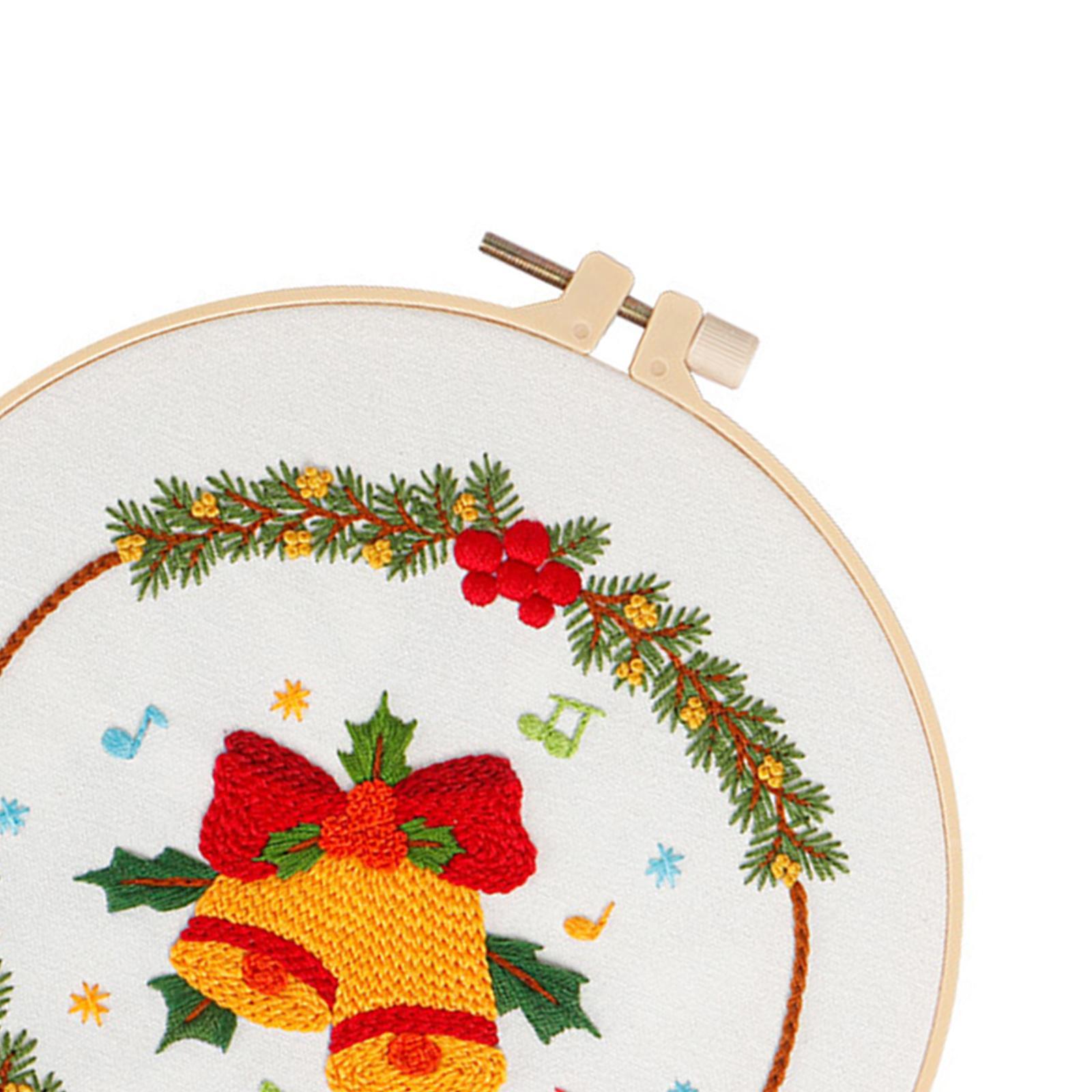 Christmas Embroidery Cross Stitch Set for Adults