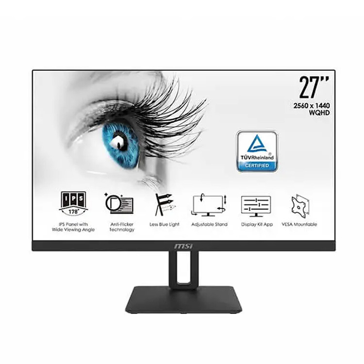 Màn hình MSI PRO MP271QP (27&quot;IPS/60Hz/WQHD/Flat) - Hàng Chính Hãng