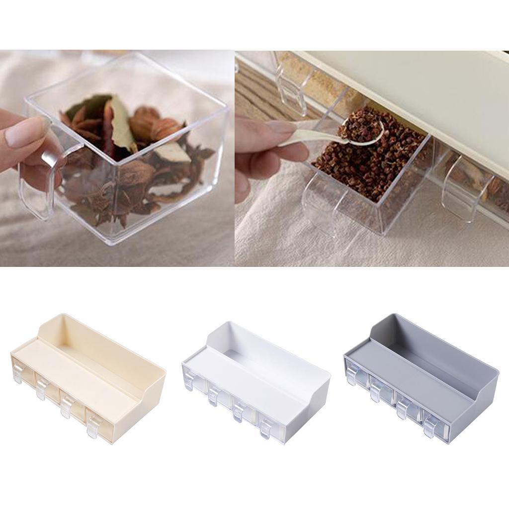 Multi-function Spice Jar Rack Condiment Pot Container Cruet Organizer