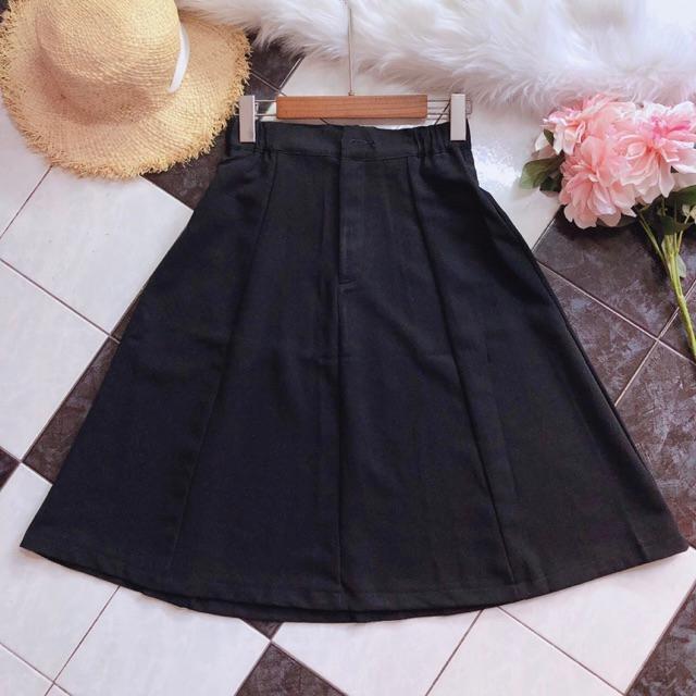 Chân váy nữ xòe dáng dài thời trang hàn quốc