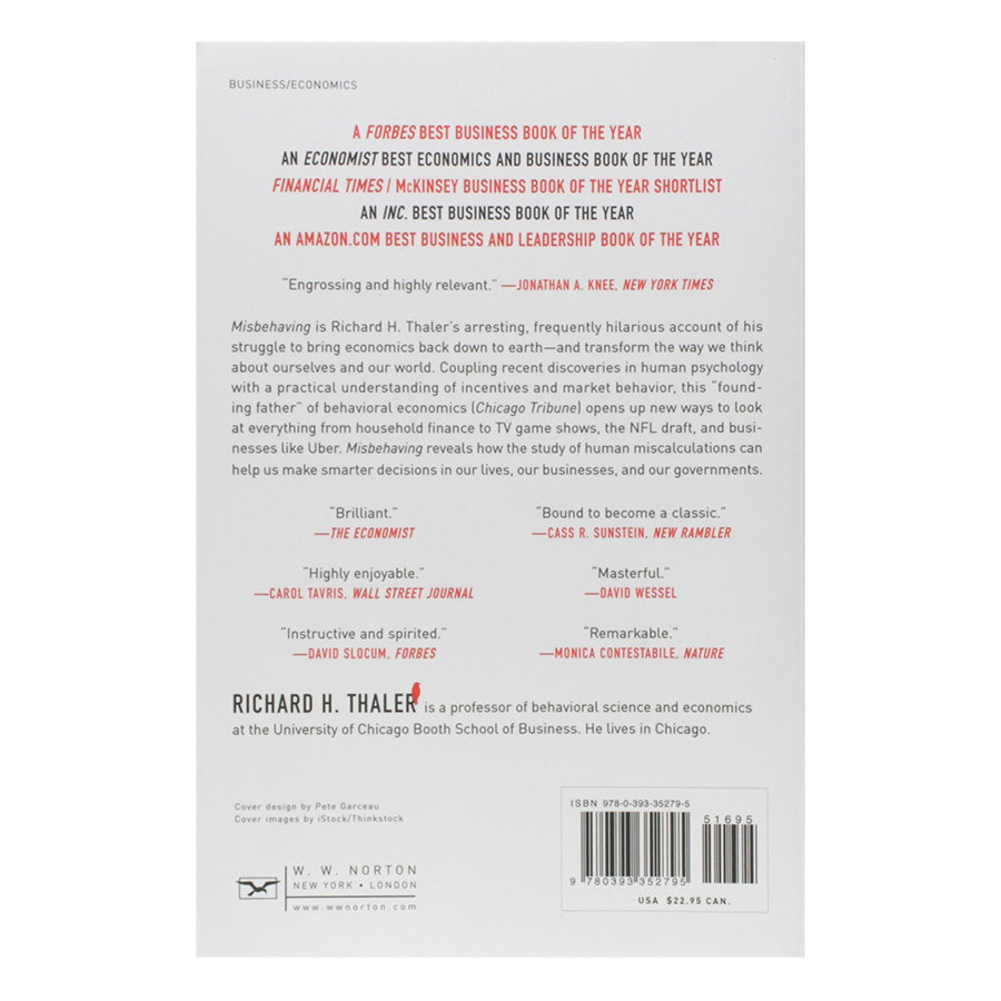 Misbehaving: The Making Of Behavioral Economics