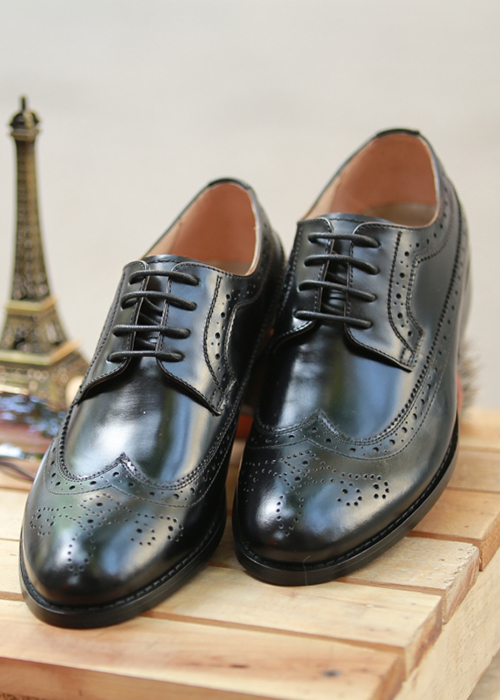 Giày da nam Derby màu đen NSD039