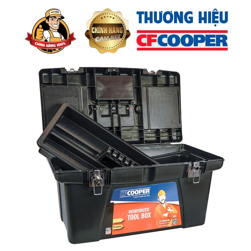 Thùng đồ nghề nhựa,Dụng cụ cầm tay,Hộp đựng 41 x 22 x 19cm 16in  CFCooper