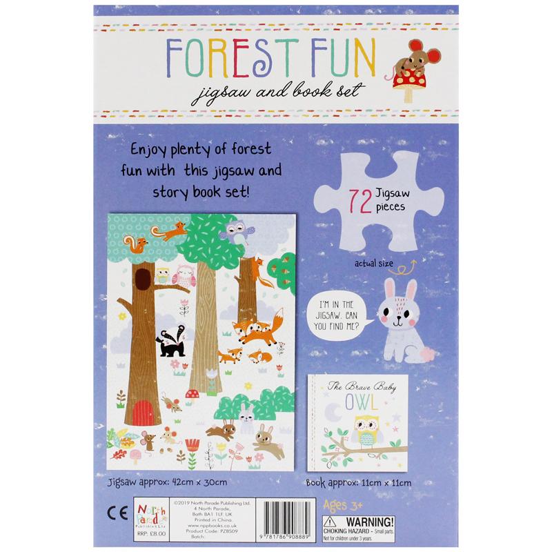 Jigsaw &amp; Book Set - Forest Fun