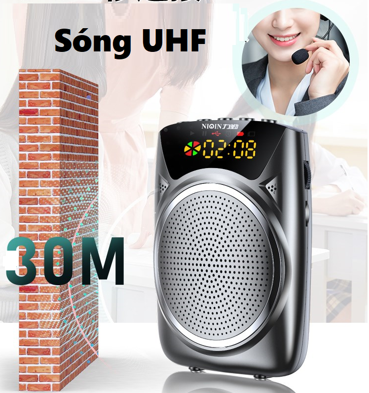 Loa trợ giảng Keling K8 không dây UHF, có bluetooth 5.0, pin dài lâu