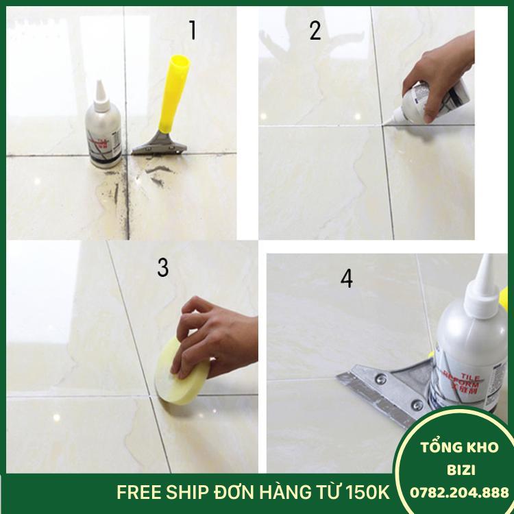 Keo Trám Chỉ Gạch Màu Trắng Cao Cấp - Free Ship Toàn Quốc