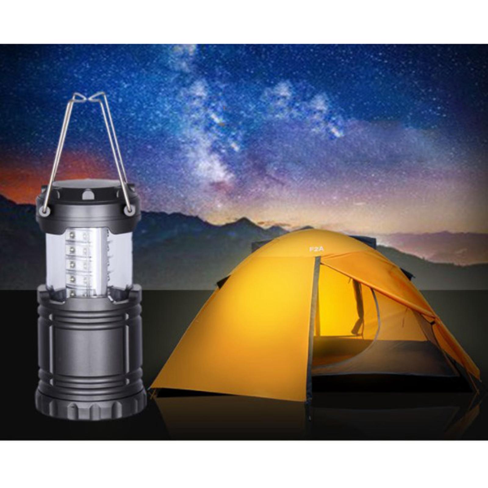 Portable Light Outdoor Camping Hiking Lamp Folding Waterproof Lantern