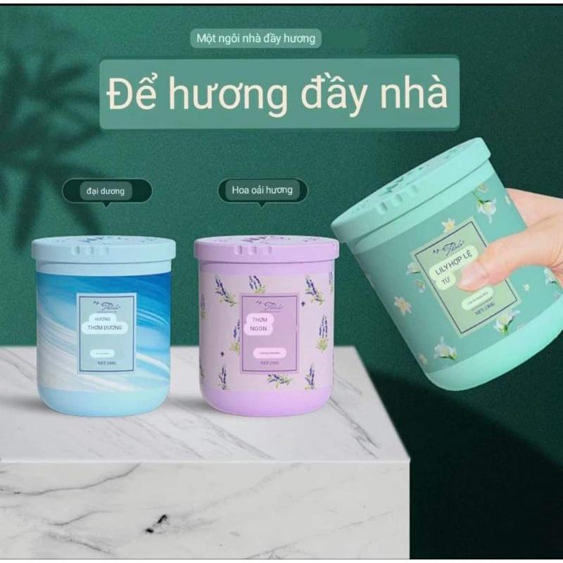 Sáp thơm phòng khử mùi phòng ngủ,nhà vệ sinh,tủ quần áo, Nước hoa khô mùi dịu nhẹ tỏa hương thơm phòng