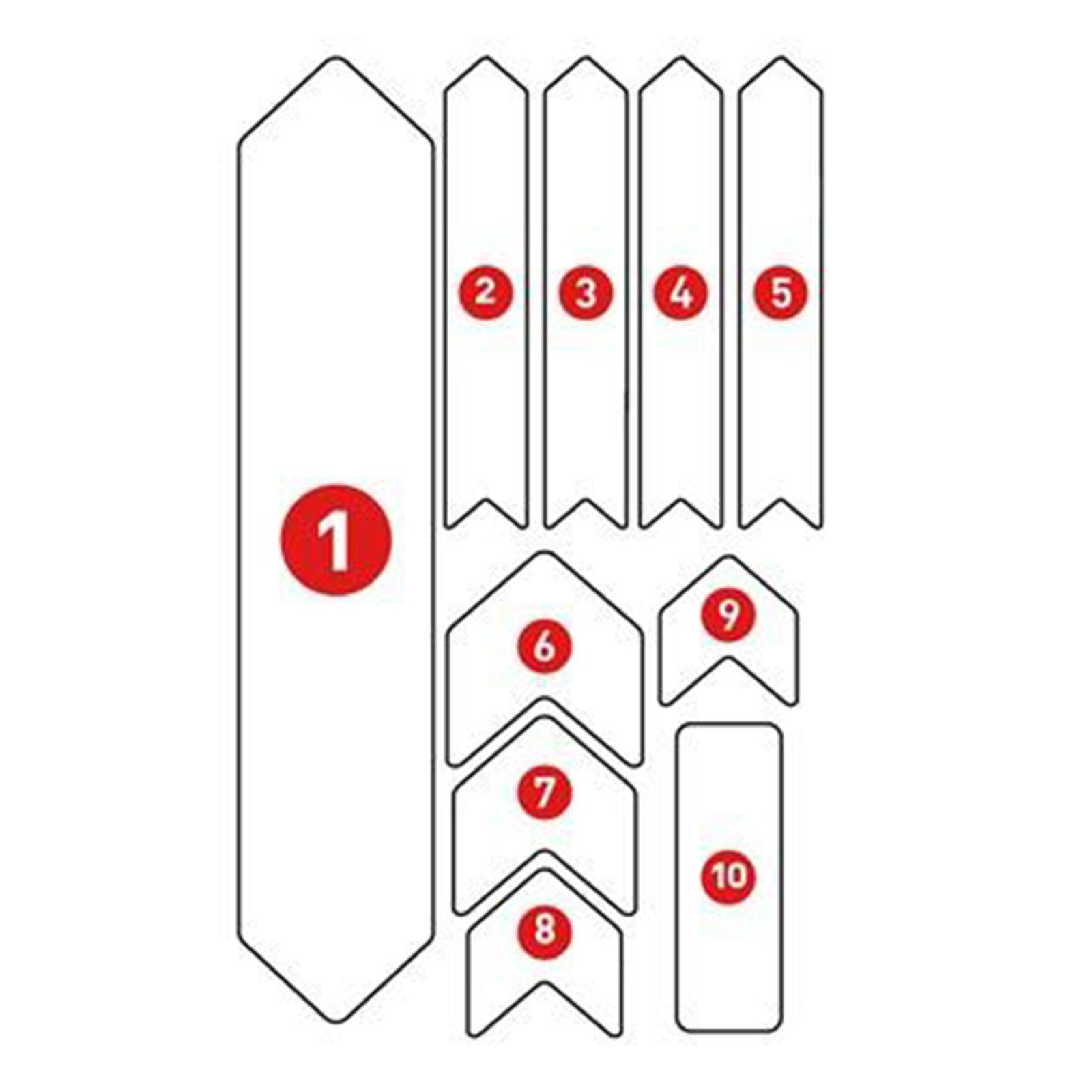 2x   ,  Adhesive Tape, Chainstay And Sticker Set for Mountain Road Bike , Belt
