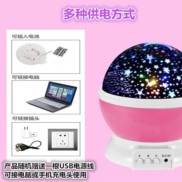 Đèn Chiếu Sao Gypsophila Xoay Được Phát Sáng Trong Đêm Lãng Mạn Cao Cấp Làm Quà Tặng Sinh