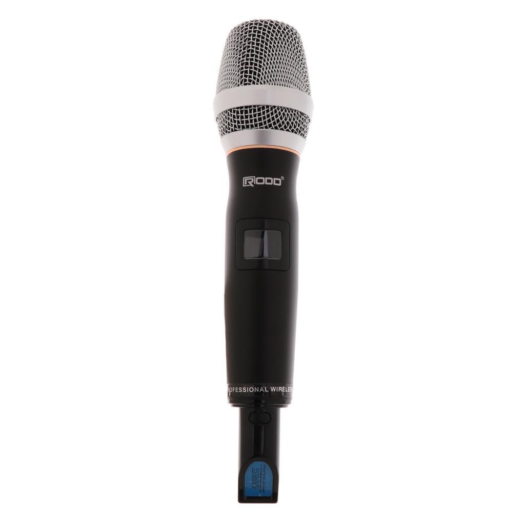 1 Set Handheld UHF Wireless Microphone Mic for Family Karaoke Meeting Party Accessory