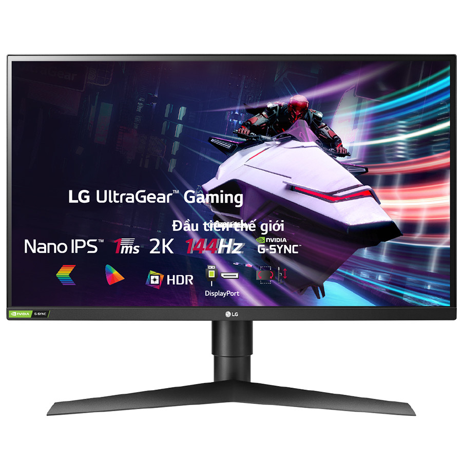 Màn Hình Gaming LG UltraGear 27GL850-B 27 inch WQHD 1ms 144Hz Nano IPS NVIDIA G-Sync FreeSync HDR 10 - Hàng Chính Hãng