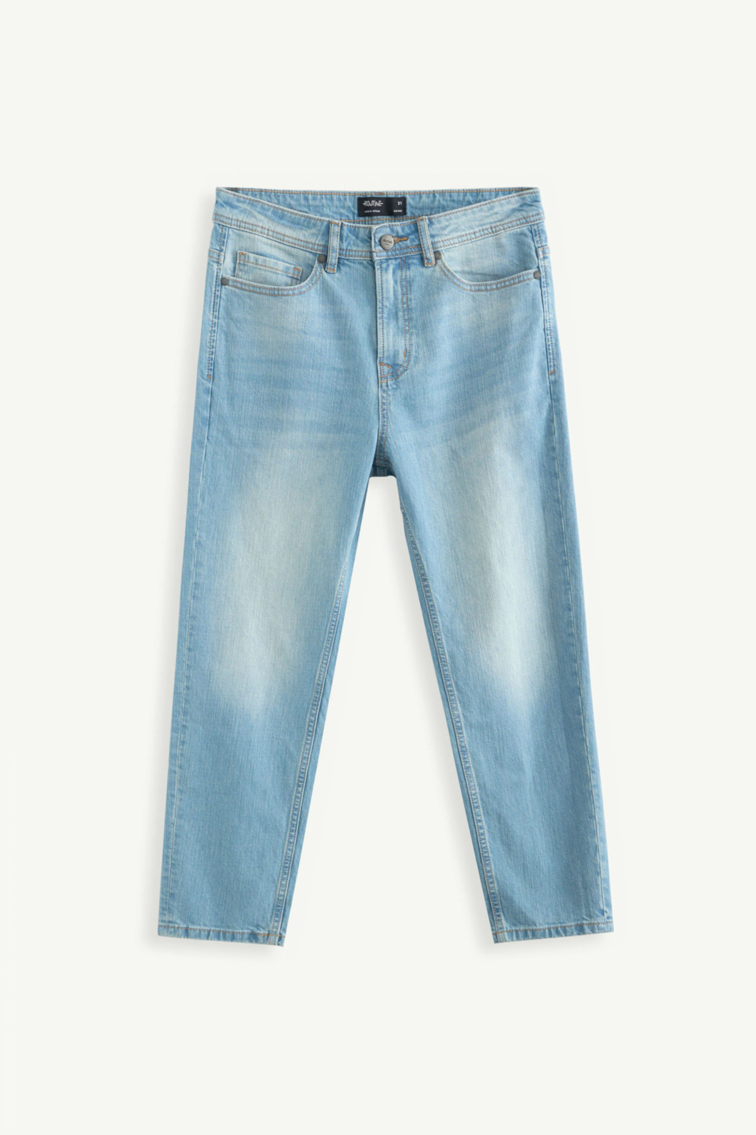 Quần jeans nam ROUTINE form Slim cropped - 10S24DPA011 | LASTORE MENSWEAR
