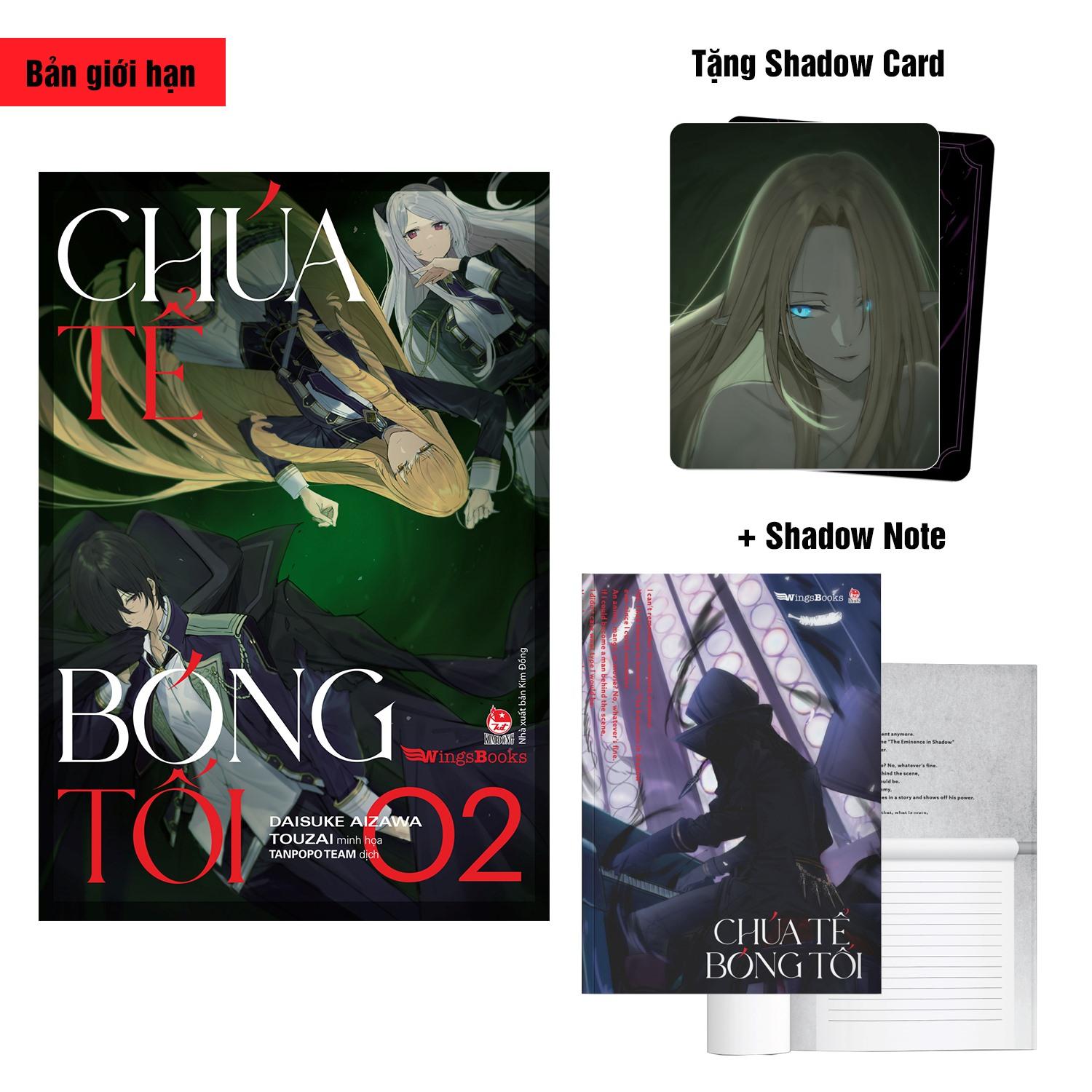 Chúa Tể Bóng Tối - Tập 2 - Bản Giới Hạn - Tặng Kèm Character Card + Notebook