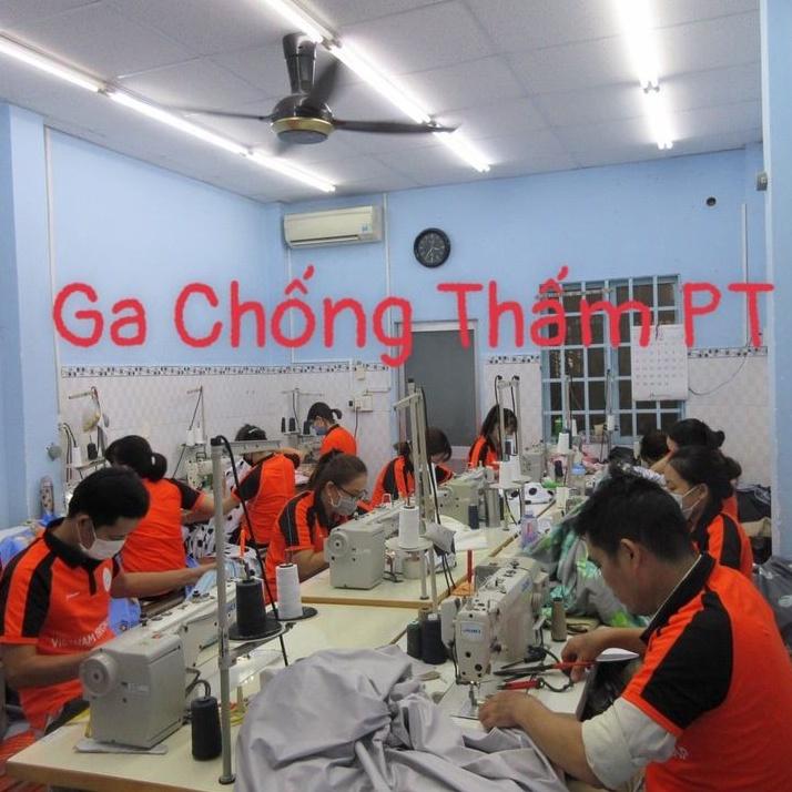 Bộ ga chống thấm cho bé chính hãng PT kèm vỏ gối, chất liệu cotton cao cấp, chống thấm nước tuyệt đối