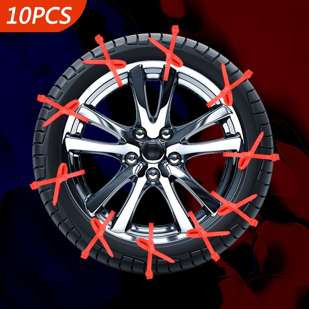 Set 10 Dây Đai Chống Trượt Cho Bánh Xe Hơi