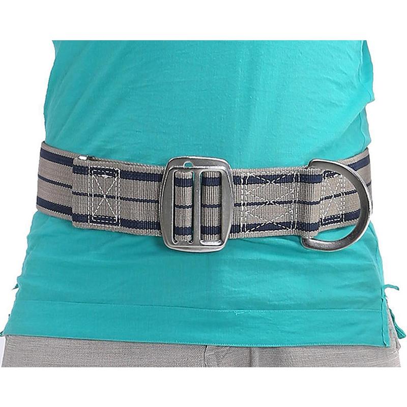 Safety Waist Belt Fall Arrest Climbing Harness with D Ring, Rappelling Equip