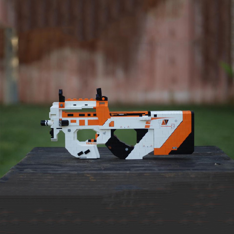 Đồ Chơi Lắp Ráp Xếp Hình Mô Hình FN P90 Asiimov 900+ Mảnh Ghép,Bản Thiết Kế Tiêu Chuẩn Kevin183.Đồ Chơi Thông Minh Cho Bé