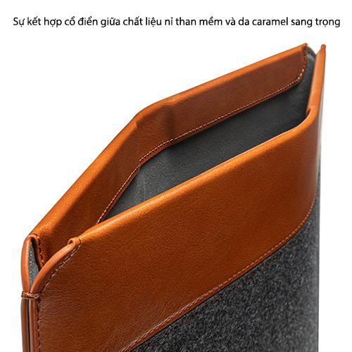 TÚI CHỐNG SỐC TOMTOC FELT & PU LEATHER CHO IPAD 9.7-11/12.9 /16 INCH bảo vệ chất lượng và ngăn ngừa trầy xước - HÀNG CHÍNH HÃNG