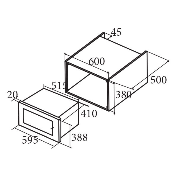 Lò vi sóng CATA MC 25 D(Hàng Chính Hãng)