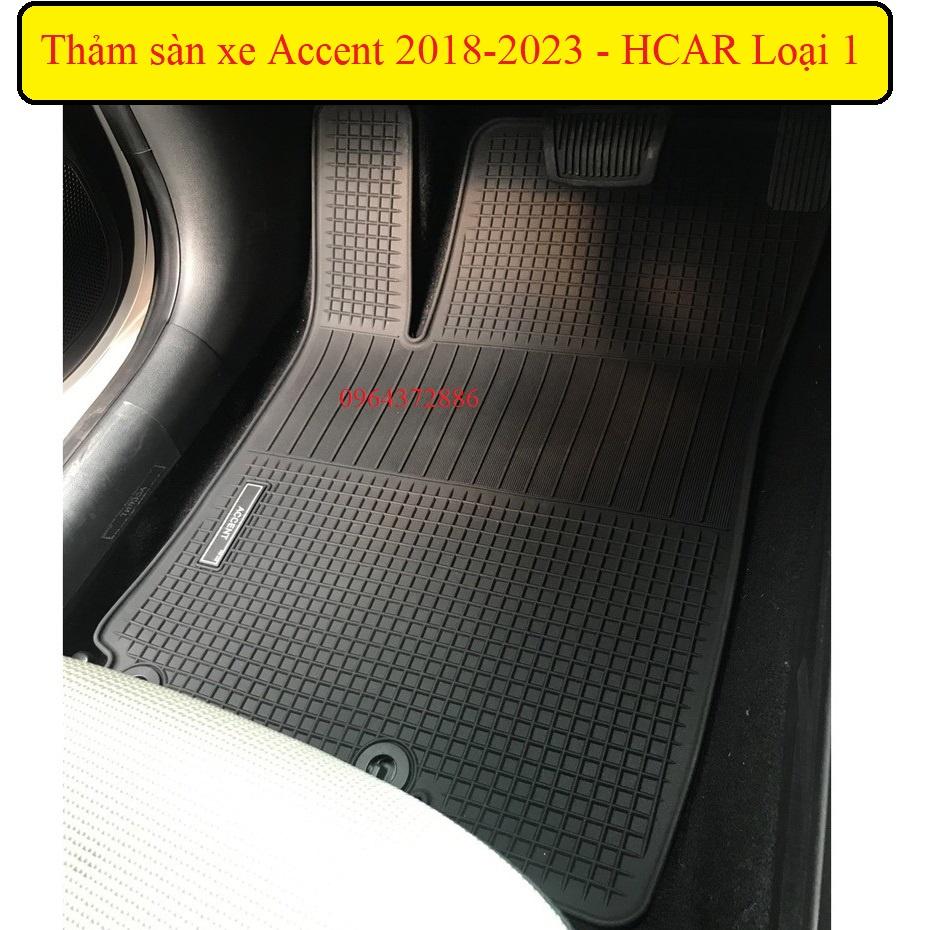 Thảm trải sàn , lót sàn PVC cao cấp theo xe Hyundai Accent 2018 - 2023 - Hàng loại 1 HCAR