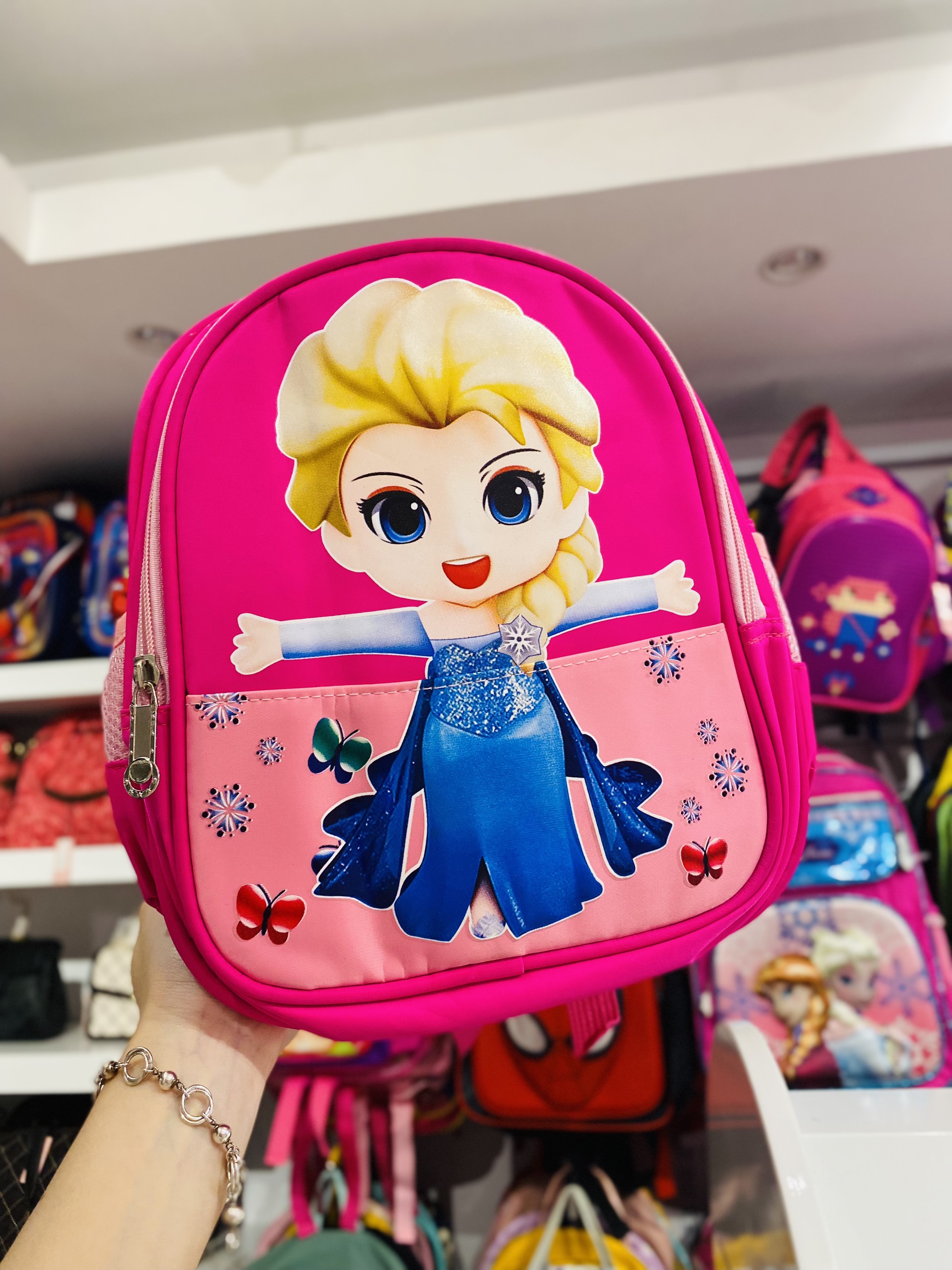 Balo 10'' dù Elsa mẫu giáo dành cho các bé gái