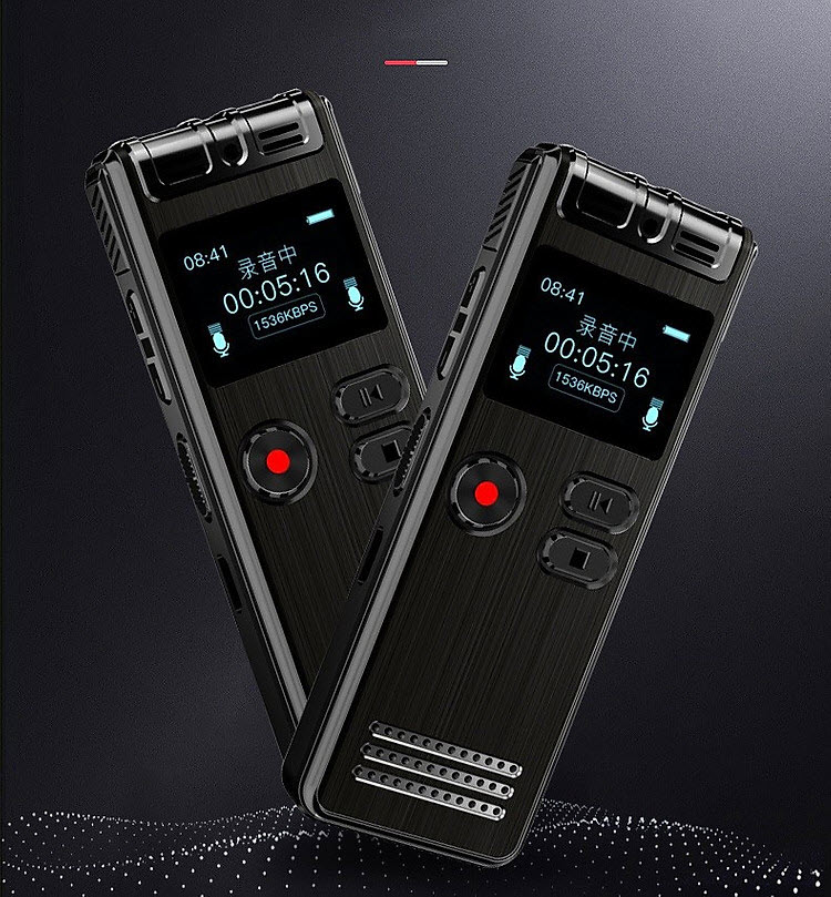 Kèm Thẻ Nhớ 8Gb - Máy Ghi Âm Chuyên Nghiệp GH-Q6 8G Màn Hình LCD Tích Hợp Loa Ngoài - Có Hỗ Trợ Nghe Nhạc MP3