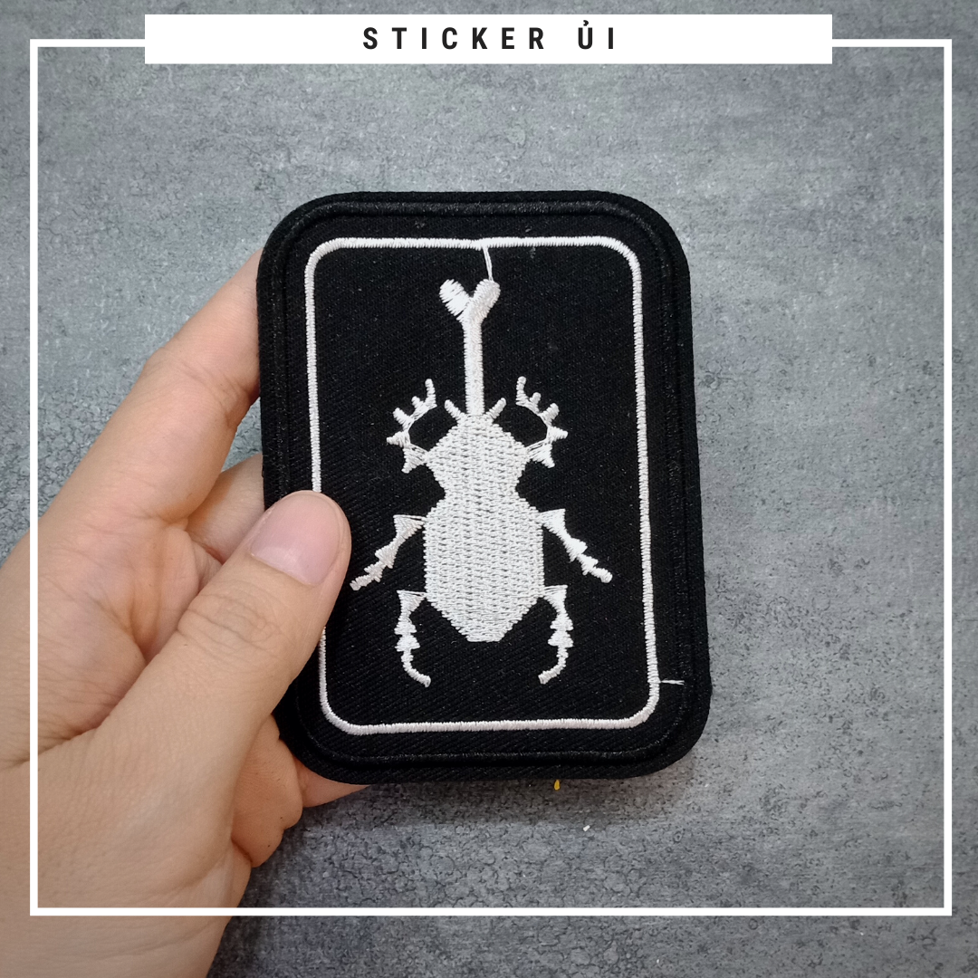 Phụ kiện trang trí áo thun tay lỡ unisex: Logo Sticker Patch Ủi Quần Áo, BALO, quần jogger chuẩn local brand streetstyle