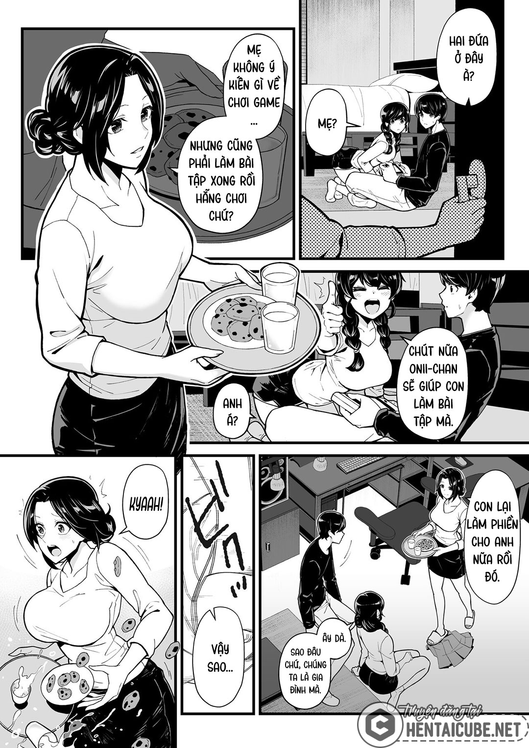 làm tình với dì và chơi game với em gái chapter 1 10