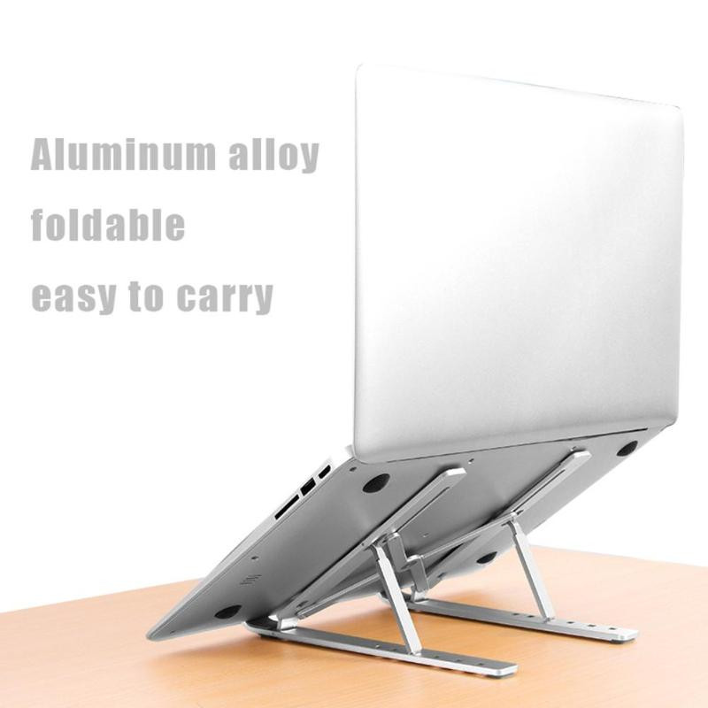 Giá đỡ / Đế đỡ tản nhiệt dành cho laptop, macbook, máy tính bảng gấp gọn tiện dụng + tặng kèm túi đựng, - Hàng chính hãng