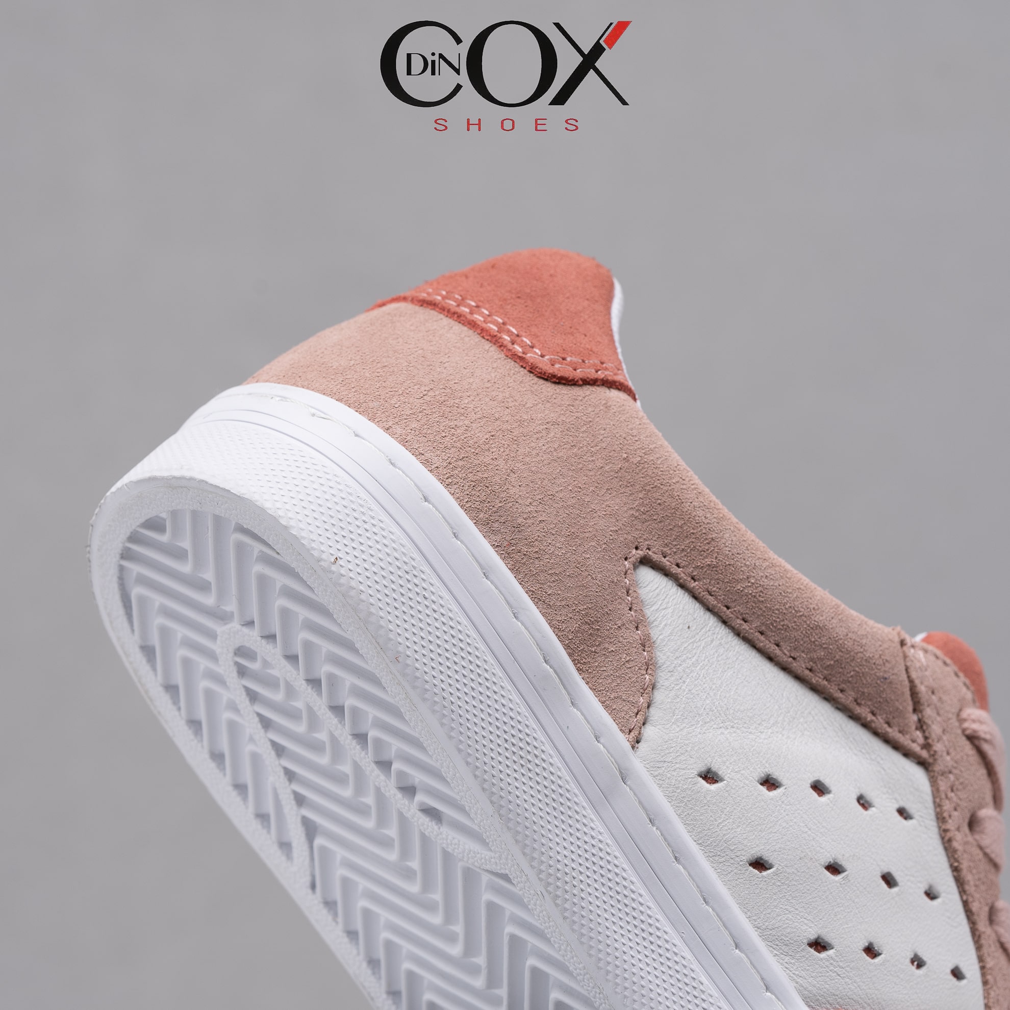 Giày Sneaker Nữ Da Bò Thật DINCOX E03 Pink Sang Trọng