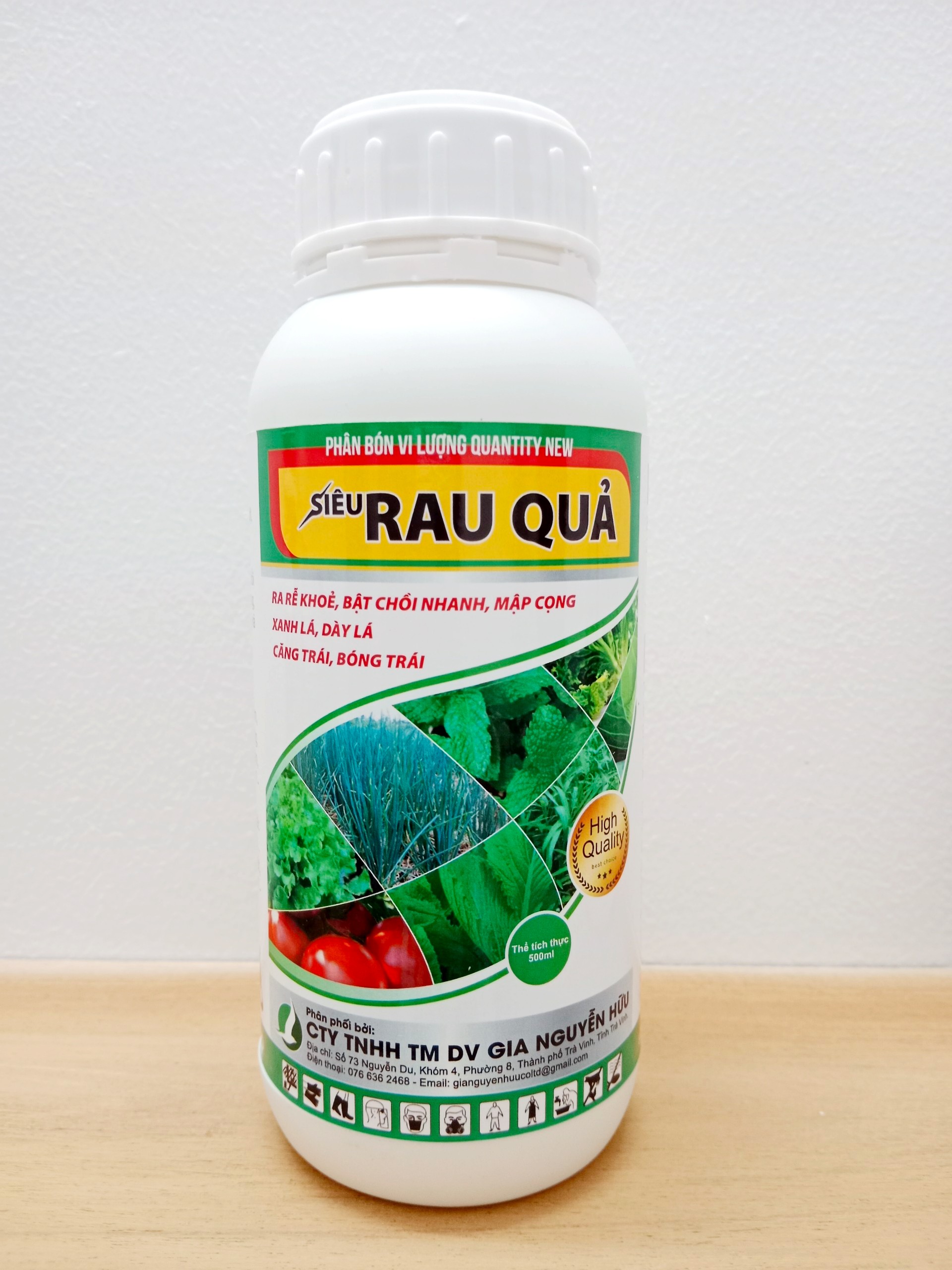 SIÊU RAU QUẢ CHAI 500ML - Kích thích rễ ra khỏe, nở bụi nhanh - Giúp cây to bẹ, trái to, bóng đẹp