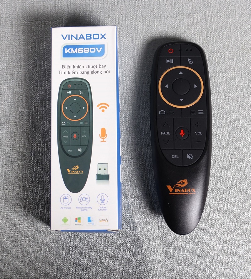 Android MyTV Net RAM 2G-2020 Tặng  HDplay, Android 7.1.2  điều khiển Giọng nói KM680V- Hàng chính hãng