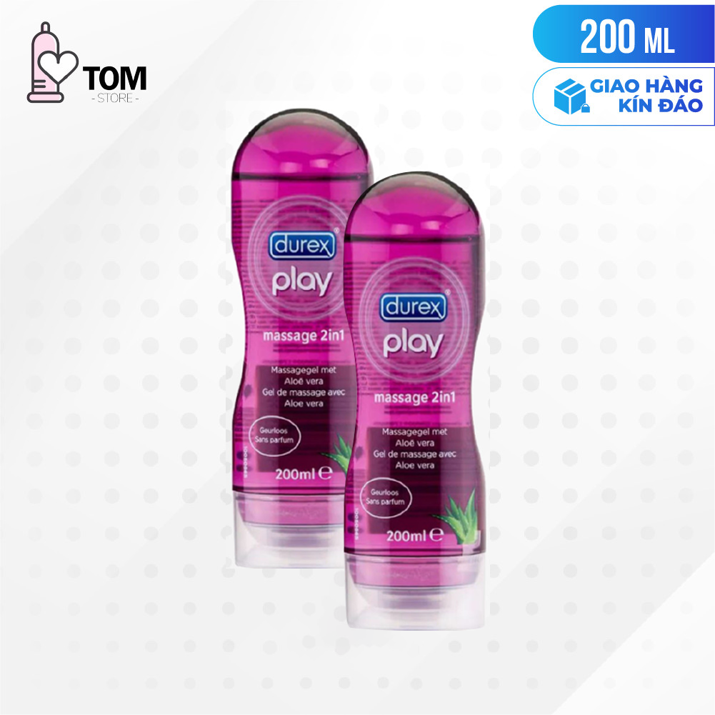 Gel bôi trơn massage - Durex Lô Hội - Chai 200ml