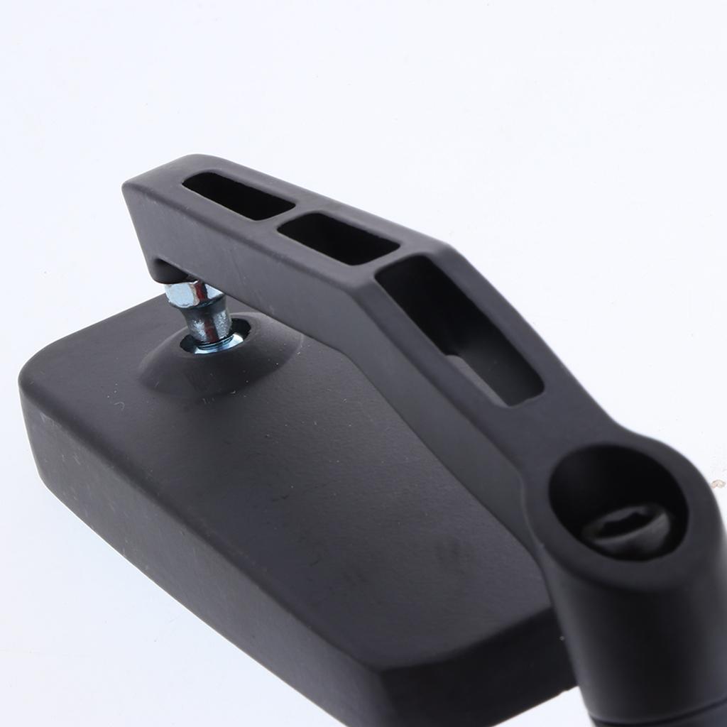 2 Colors Blue Glass Side Mirrors Rear view Mirrors for Motorcycle with 8mm 10mm Thread Bolts, Left & Right