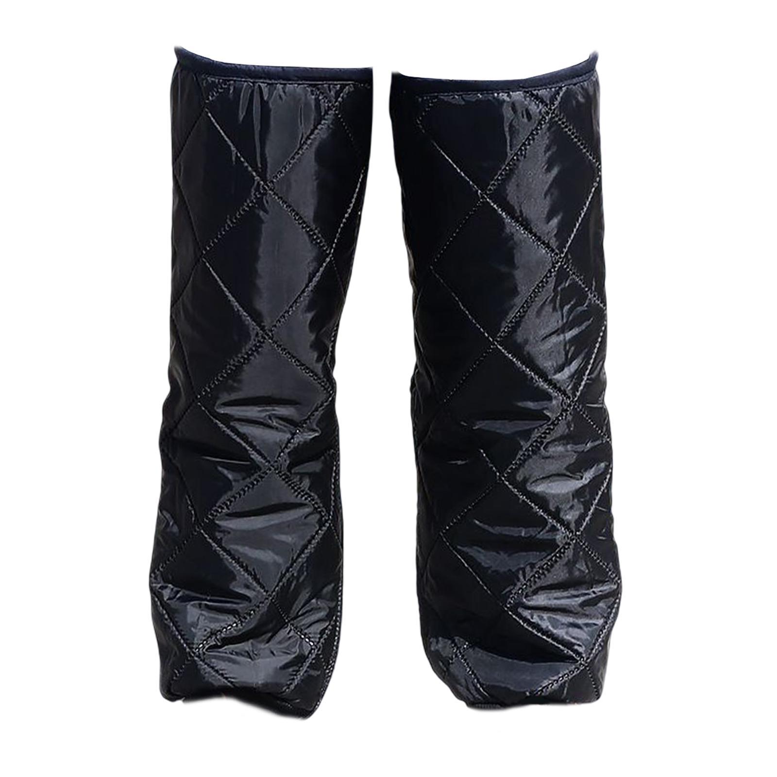 Warm Knee Pads Knee Guard Zipper Windproof Adjustable Thicken Long Leg Sleeves for Riding Motorcycle electric Vehicle Outdoor