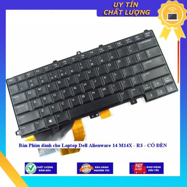 Bàn Phím dùng cho Laptop Dell Alienware 14 M14X - R3 - CÓ ĐÈN - Hàng Nhập Khẩu New Seal