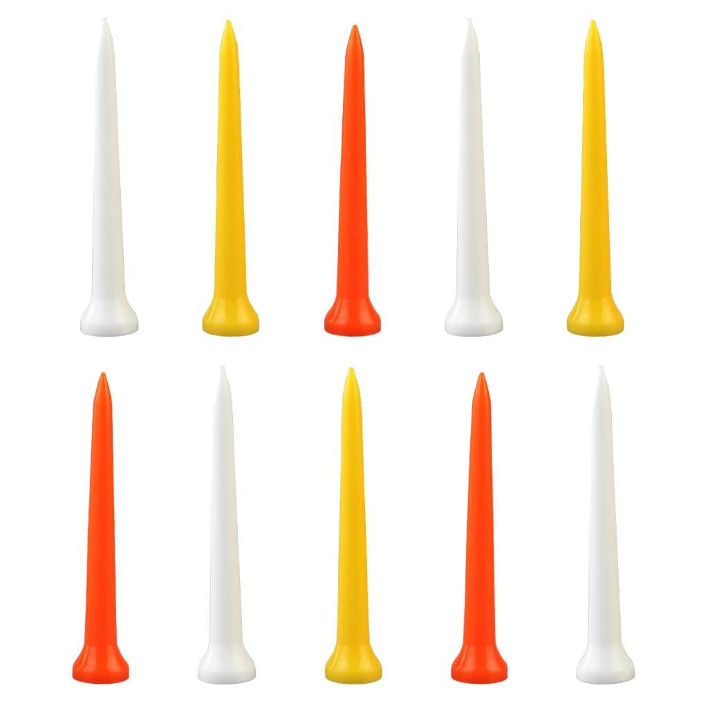 Unbreakable Golf Tees Size 69mm Golf Nails Blue Red for Various Golf Clubs Stronger than Wood Tees