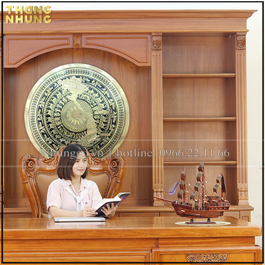 Mô hình thuyền thái gỗ cẩm_TC40