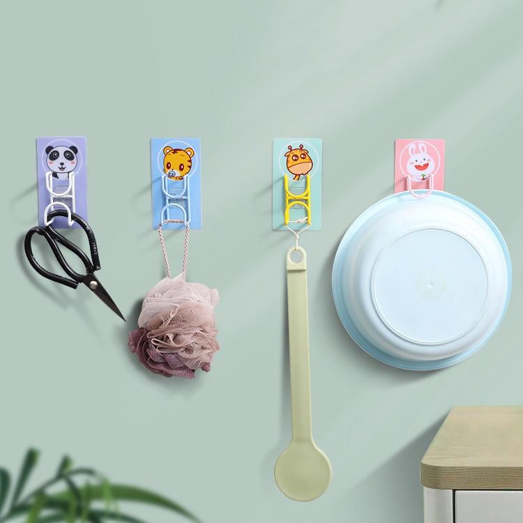 Móc Treo Thau Chậu Hoạt Hình Xinh Xắn, Không Cần Khoan Tường